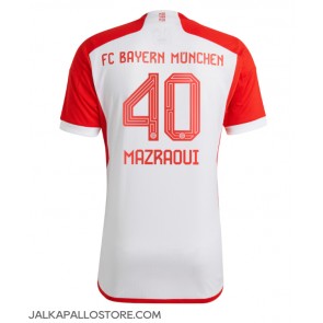 Bayern Munich Noussair Mazraoui #40 Kotipaita 2023-24 Lyhythihainen